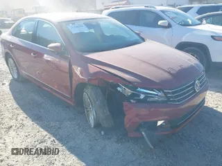2016 Volkswagen Passat 1.8T SE with VIN 1VWBT7A35GC007839, listed as a IAAI auction lot 41185503 with 81,468 mi miles. Bid and sale history available at carsss.com. Image 1.