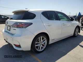 2015 Lexus CT 200h with VIN JTHKD5BH7F2234676, listed as a Copart auction lot 61676175 with 196,411 mi miles and Salvage title. Bid and sale history available at DreamBid. Image 3.