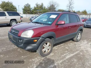 2007 Hyundai Tucson SE with VIN KM8JN12D57U591744, listed as a IAAI auction lot 41511882 with 259,397 mi miles. Bid and sale history available at carsss.com. Image 2.