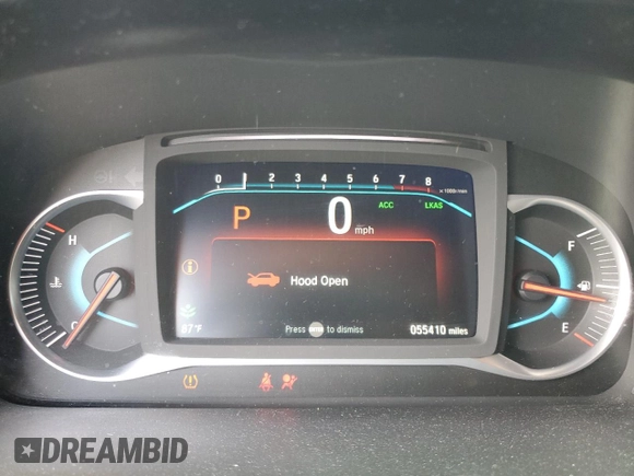 2021 Honda Pilot Special Edition with VIN 5FNYF5H21MB037702, listed as a Copart auction lot 54439445 with 55,410 mi miles and Salvage Title. Bid and sale history available at DreamBid. Image 9.