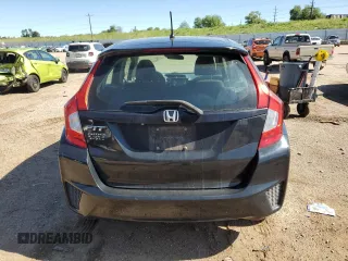 2015 Honda Fit LX with VIN 3HGGK5H55FM717684, listed as a Copart auction lot 61550505 with 146,646 mi miles and Salvage title. Bid and sale history available at DreamBid. Image 6.