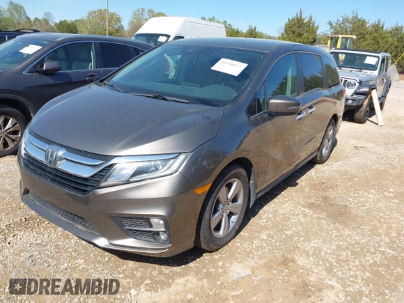 2020 Honda Odyssey EX with VIN 5FNRL6H59LB068868, listed as a IAAI auction lot 41930832 with 64,872 mi miles and . Bid and sale history available at DreamBid. Image 17.
