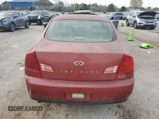 2004 Infiniti G35 w/Leather with VIN JNKCV51EX4M615173, listed as a Copart auction lot 51062735 with 196,641 mi miles and Clean Title. Bid and sale history available at carsss.com. Image 6.