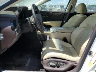 2020 Lexus LS 500 with VIN JTHD51FF1L5012023, listed as a Copart auction lot 61991634 with 128,757 mi miles and Salvage title. Bid and sale history available at DreamBid. Image 7.