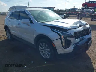 2023 Cadillac XT4 FWD Luxury with VIN 1GYAZAR41PF170763, listed as a IAAI auction lot 42585594 with 48,130 mi miles and . Bid and sale history available at DreamBid. Image 1.