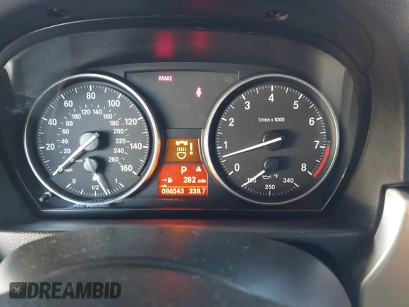 2011 BMW 3 Series 335i xDrive with VIN WBAKF9C51BE620345, listed as a IAAI auction lot 41739035 with 86,543 mi miles. Bid and sale history available at carsss.com. Image 7.