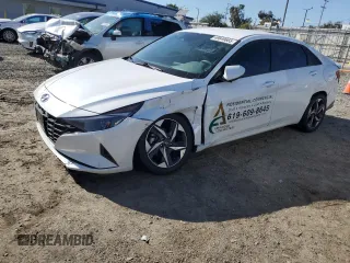 2023 Hyundai Elantra SEL with VIN 5NPLS4AG3PH097749, listed as a Copart auction lot 49649665 with 142,871 mi miles and Salvage Title. Bid and sale history available at DreamBid. Image 1.