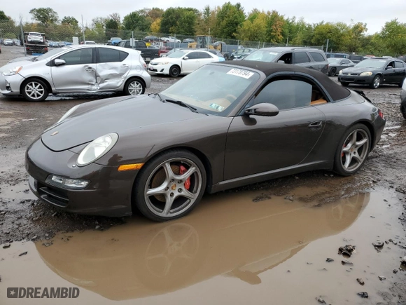 2008 Porsche 911 Carrera S with VIN WP0CB299X8S777239, listed as a Copart auction lot 73178794 with 0 mi miles and Salvage Title. Bid and sale history available at carsss.com. Image 1.