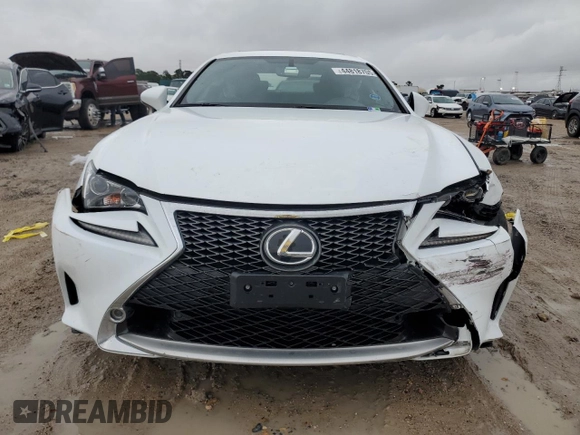 2017 Lexus RC with VIN JTHSM5BC0H5003592, listed as a Copart auction lot 44818705 with 51,871 mi miles and Salvage Title. Bid and sale history available at carsss.com. Image 5.