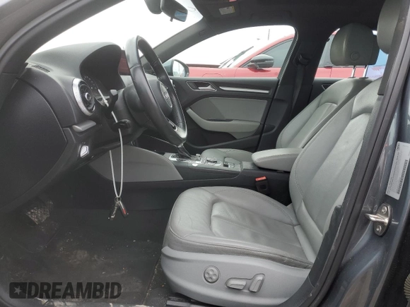2018 Audi A3 Sedan Premium with VIN WAUB8GFF2J1049926, listed as a Copart auction lot 78566473 with 43,607 mi miles. Bid and sale history available at carsss.com. Image 7.