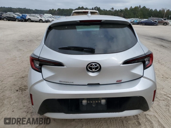 2023 Toyota Corolla Hatchback SE with VIN JTND4MBE8P3197848, listed as a Copart auction lot 75847874 with Not Provided miles and Salvage Title. Bid and sale history available at carsss.com. Image 6.