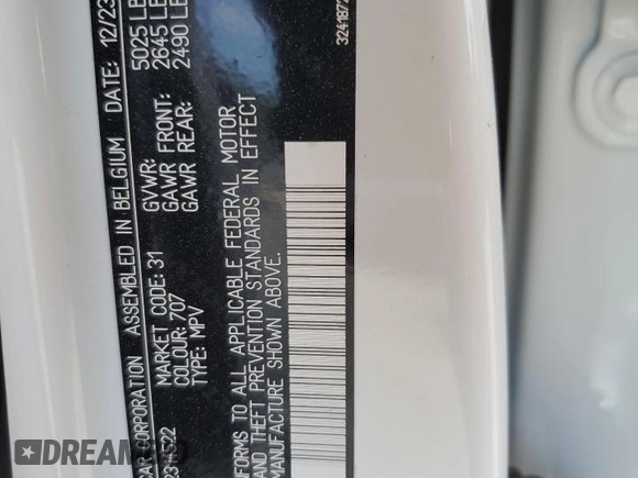 2024 Volvo XC40 Ultimate Dark Theme z VIN YV4L12UM7R2314522, wystawiony jako Copart lot #54007415 z przebiegiem 2 865 mil mil oraz Szkoda całkowita • Salvage title. Historia ofert i sprzedaży dostępna na DreamBid. Obrazek 14.
