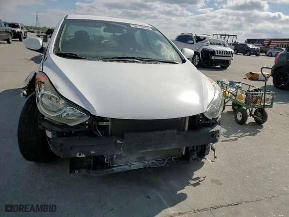 2012 Hyundai Elantra GLS with VIN 5NPDH4AE1CH134082, listed as a Copart auction lot 52193455 with 261,725 mi miles and Salvage Title. Bid and sale history available at carsss.com. Image 11.