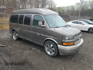 2005 Chevrolet Express Cargo Van YF7 Upfitter with VIN 1GBFG15T051168404, listed as a Copart auction lot 51548585 with 194,624 mi miles and Salvage Title. Bid and sale history available at carsss.com. Image 4.