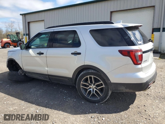 2017 Ford Explorer Sport with VIN 1FM5K8GT5HGA14201, listed as a Copart auction lot 55025635 with 116,415 mi miles and Salvage Title. Bid and sale history available at carsss.com. Image 2.