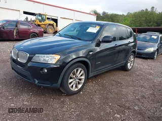 2013 BMW X3 xDrive28i with VIN 5UXWX9C51D0A21397, listed as a IAAI auction lot 41920794 with 158,593 mi miles. Bid and sale history available at carsss.com. Image 2.