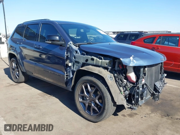 2020 Jeep Grand Cherokee Limited X z VIN 1C4RJFBT3LC361286, wystawiony jako IAAI lot #41350264 z przebiegiem 44 923 mil mil oraz . Historia ofert i sprzedaży dostępna na DreamBid. Obrazek 1.