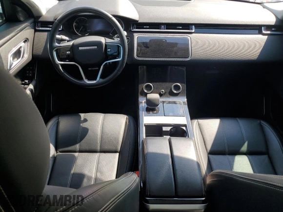 2021 Land Rover Range Rover Velar S with VIN SALYJ2EU0MA299702, listed as a Copart auction lot 72636854 with 57,246 mi miles and Salvage title. Bid and sale history available at DreamBid. Image 8.