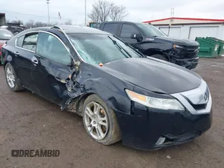2010 Acura TL Tech with VIN 19UUA8F54AA011791, listed as a IAAI auction lot 41640129 with 1 mi miles. Bid and sale history available at carsss.com. Image 1.