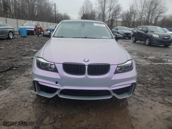 2006 BMW 3 Series 325i with VIN WBAVB17596NK37389, listed as a Copart auction lot 42166535 with 174,717 mi miles and Salvage Title. Bid and sale history available at carsss.com. Image 5.