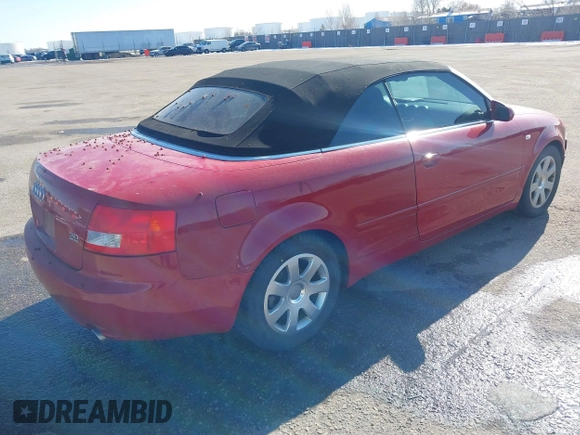 2005 Audi A4 3.0L with VIN WAUDT48HX5K003992, listed as a IAAI auction lot 41457976 with 129,271 mi miles. Bid and sale history available at carsss.com. Image 4.