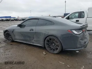 2024 BMW M4 Competition xDrive with VIN WBS43AZ05RCN59792, listed as a Copart auction lot 81781513 with 0 mi miles and Salvage Title. Bid and sale history available at carsss.com. Image 2.