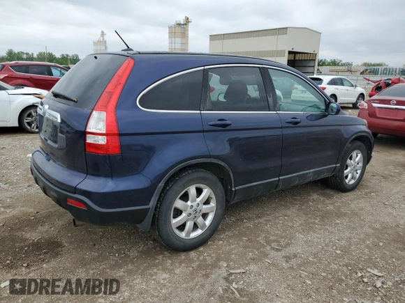 2009 Honda CR-V EX-L with VIN 5J6RE48749L035633, listed as a Copart auction lot 54625135 with 163,100 mi miles and Clean Title. Bid and sale history available at carsss.com. Image 3.