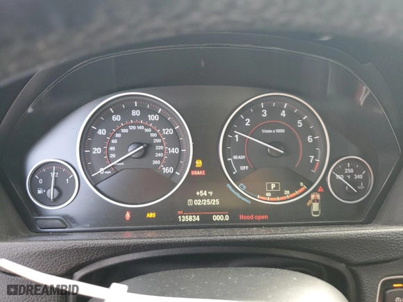 2016 BMW 4 Series 428i with VIN WBA4A9C55GGL88285, listed as a Copart auction lot 46942895 with 135,834 mi miles and Salvage Title. Bid and sale history available at carsss.com. Image 9.