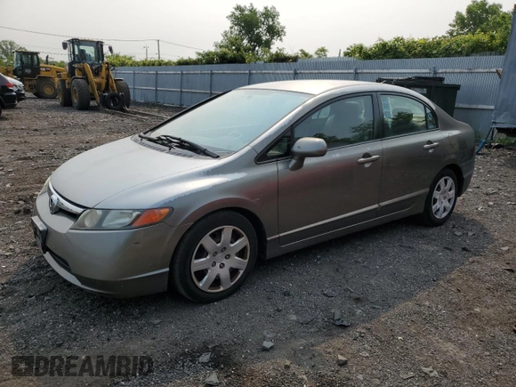 2006 Honda Civic LX z VIN 2HGFA165X6H518462, wystawiony jako Copart lot #59694195 z przebiegiem 101 556 mil mil oraz Czysty tytuł • Clean title. Historia ofert i sprzedaży dostępna na DreamBid. Obrazek 1.