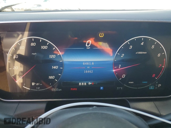 2023 Mercedes-Benz GLC with VIN W1NKM4GB5PU028464, listed as a Copart auction lot 79039904 with 16,462 mi miles and Salvage Title. Bid and sale history available at carsss.com. Image 9.