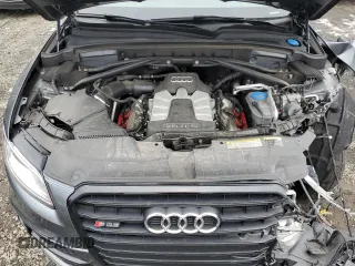 2016 Audi SQ5 Premium Plus with VIN WA1CCAFP0GA058655, listed as a Copart auction lot 83008654 with 67,587 mi miles and Salvage Title. Bid and sale history available at carsss.com. Image 12.