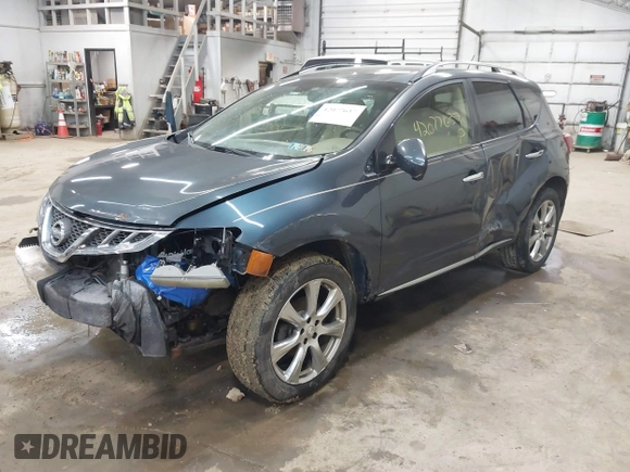 2013 Nissan Murano SV with VIN JN8AZ1MW8DW321094, listed as a IAAI auction lot 42077637 with 94,945 mi miles. Bid and sale history available at carsss.com. Image 16.