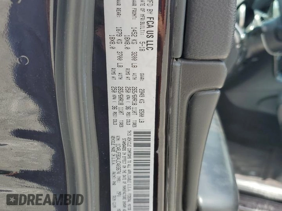2018 Jeep Grand Cherokee Limited с VIN 1C4RJFBG4JC403674, выставлен на аукционе Copart как лот 62364235 с пробегом Не указан миль и Списание • Salvage title. История ставок и продаж доступна на DreamBid. Изображение 13.