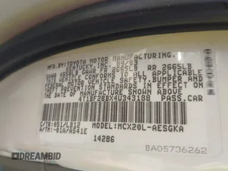 2004 Toyota Avalon XL z VIN 4T1BF28BX4U343188, wystawiony jako IAAI lot #42163107 z przebiegiem Nie podano mil oraz . Historia ofert i sprzedaży dostępna na DreamBid. Obrazek 9.