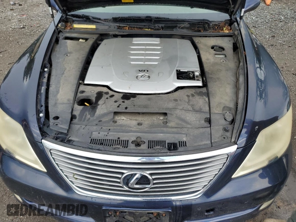 2007 Lexus LS 460 with VIN JTHBL46F175007134, listed as a Copart auction lot 63358695 with 228,885 mi miles and Clean title. Bid and sale history available at DreamBid. Image 11.