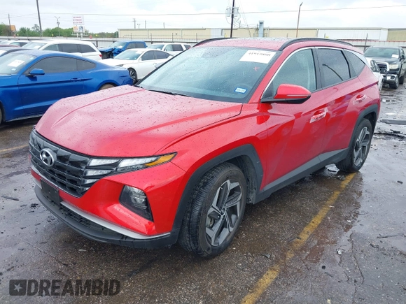 2022 Hyundai Tucson SEL with VIN 5NMJF3AE2NH115088, listed as a IAAI auction lot 41915800 with 13,120 mi miles and . Bid and sale history available at DreamBid. Image 17.