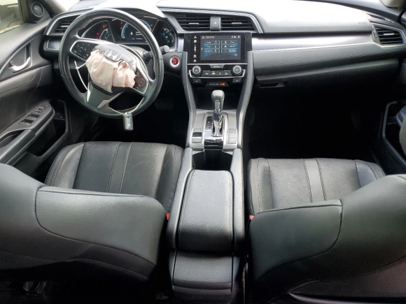 2018 Honda Civic EX-L with VIN JHMFC1F71JX007770, listed as a Copart auction lot 50681835 with 71,808 mi miles and Salvage Title. Bid and sale history available at DreamBid. Image 8.