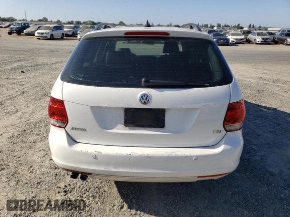 2011 Volkswagen Jetta TDI with VIN 3VWPL7AJ4BM666913, listed as a Copart auction lot 61019635 with 155,950 mi miles and Clean title. Bid and sale history available at DreamBid. Image 6.