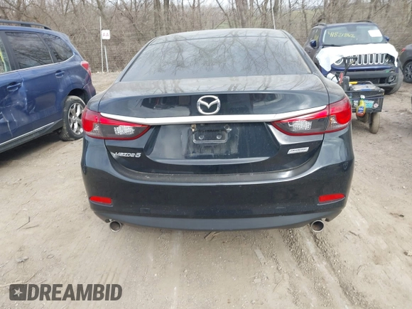 2016 Mazda Mazda6 i Touring with VIN JM1GJ1V51G1470967, listed as a IAAI auction lot 41833308 with 46,271 mi miles. Bid and sale history available at carsss.com. Image 16.
