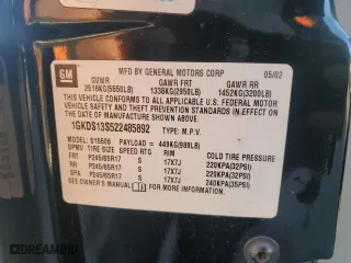 2002 GMC Envoy SLT with VIN 1GKDS13S522485892, listed as a Copart auction lot 49248615 with 152,326 mi miles and Salvage Title. Bid and sale history available at carsss.com. Image 15.