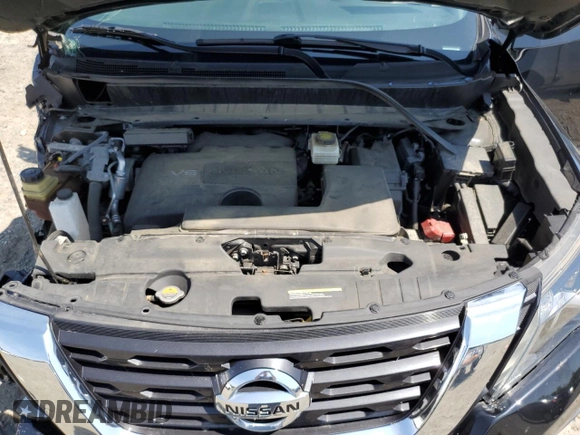 2019 Nissan Pathfinder S with VIN 5N1DR2MM3KC640734, listed as a Copart auction lot 60788125 with 60,768 mi miles and Salvage title. Bid and sale history available at DreamBid. Image 12.