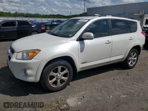 2010 Toyota RAV4 Limited with VIN 2T3DK4DV8AW015593, listed as a Copart auction lot 55684915 with 140,294 mi miles and Salvage title. Bid and sale history available at DreamBid. Image 1.