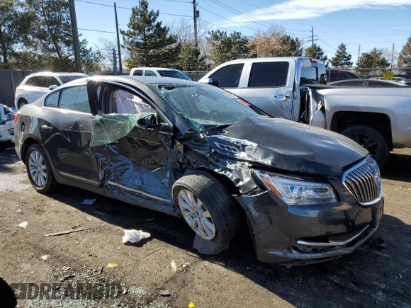 2016 Buick LaCrosse Leather with VIN 1G4GB5GR3GF268862, listed as a Copart auction lot 43349895 with 43,450 mi miles and Salvage title. Bid and sale history available at DreamBid. Image 4.