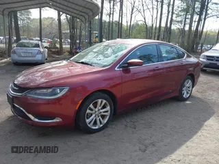 2015 Chrysler 200 Limited with VIN 1C3CCCAB6FN741128, listed as a IAAI auction lot 41933248 with 205,253 mi miles. Bid and sale history available at carsss.com. Image 17.
