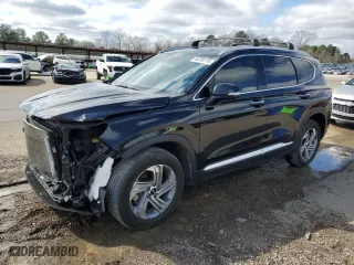 2023 Hyundai Santa Fe SEL with VIN 5NMS34AJ6PH554796, listed as a Copart auction lot 46249715 with 19,595 mi miles and Salvage Title. Bid and sale history available at carsss.com. Image 1.