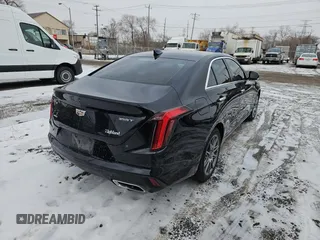 2021 Cadillac CT4 Premium Luxury with VIN 1G6DF5RK7M0127533, listed as a Copart auction lot 42586745 with 85,584 mi miles and Clean Title. Bid and sale history available at DreamBid. Image 4.