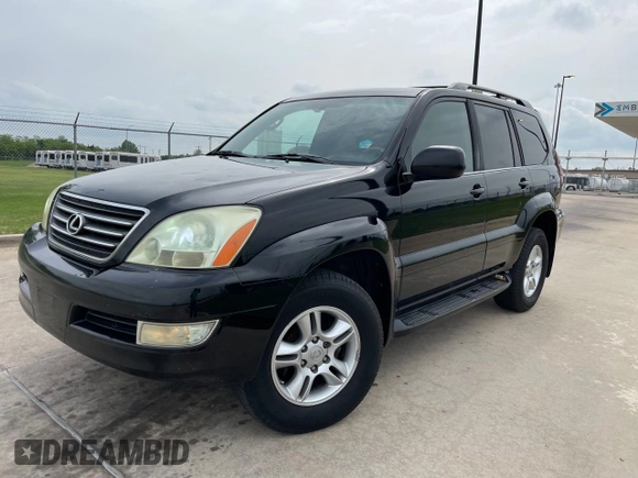 2007 Lexus GX with VIN JTJBT20X370130645, listed as a Copart auction lot 55162945 with 195,100 mi miles and Clean Title. Bid and sale history available at carsss.com. Image 2.