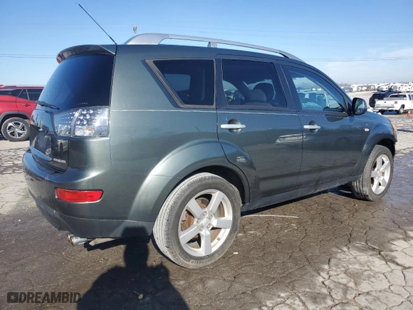 2008 Mitsubishi Outlander XLS with VIN JA4MT41X58Z010259, listed as a Copart auction lot 45865605 with 154,771 mi miles and Salvage Title. Bid and sale history available at carsss.com. Image 3.