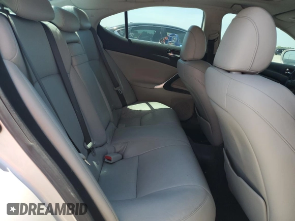 2007 Lexus IS 250 with VIN JTHBK262075042008, listed as a Copart auction lot 52261815 with 165,771 mi miles and Clean title. Bid and sale history available at DreamBid. Image 10.