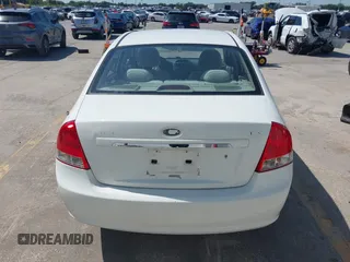 2008 Kia Spectra SX with VIN KNAFE121185508223, listed as a IAAI auction lot 42028372 with 152,526 mi miles. Bid and sale history available at carsss.com. Image 16.